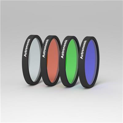 Jeu de 4 filtres L-RVB Astronomik Type 2c 31mm circulaires